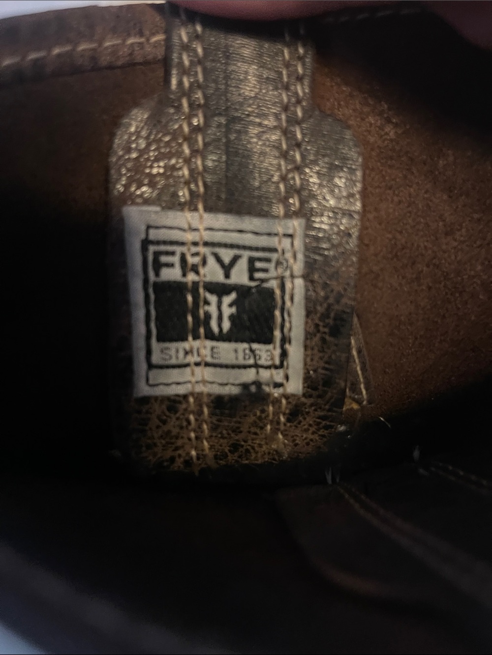 Frye Brown Leather Harness Heeled Boots - Picture 2 of 11